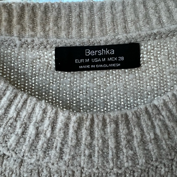 White / grey cozy oversized sweater - Picture 2 of 3